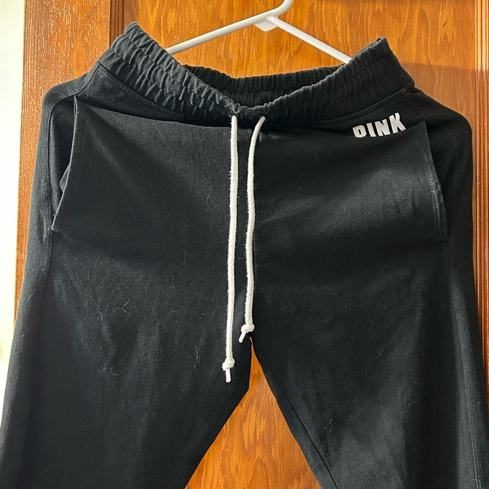 PINK Victoria's Secret Black jogger - Picture 2 of 8